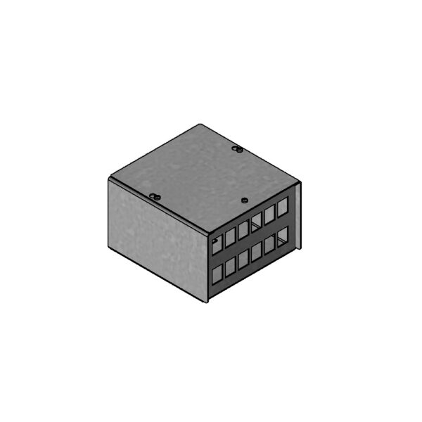 Produktbild MVT 150 120 SVZ  -  Aufputz Medienverteiler für 12 Keystone (19.4mm Ausschnitt)